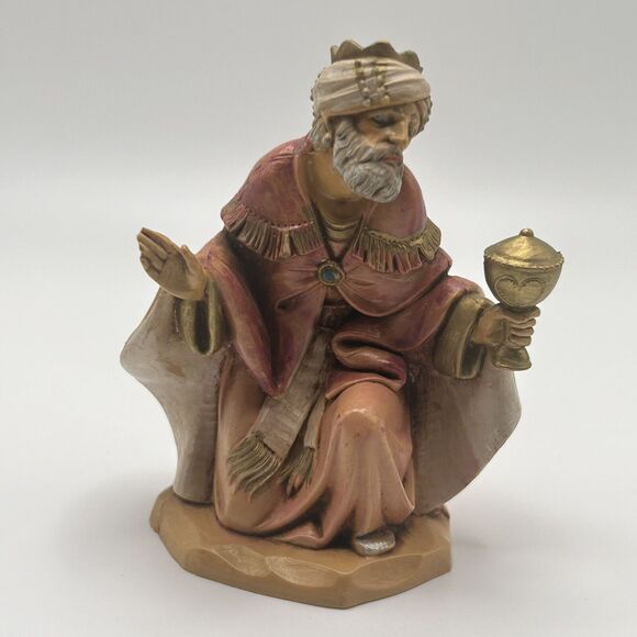 Fontanini GASPAR Wiseman 5" Heirloom Nativity Figure 72515 Italy 1992 - Picture 4 of 13